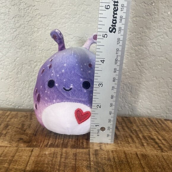 Squishmallow Valentines Daxxon Alien 4.5 Inches  Purple Tiny Small - Picture 3 of 7